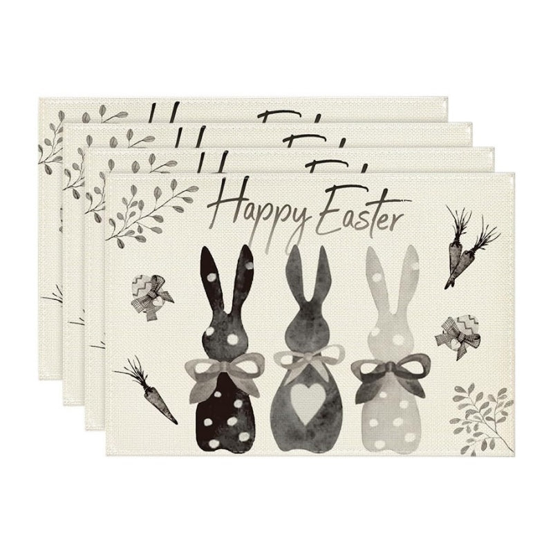 Layoris Happy Easter Rabbits Placemat Set