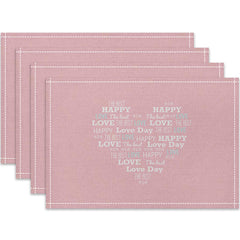 Layoris Happy Mother'S Day With Love Text Placemat Set
