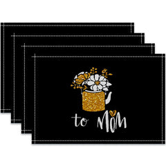 Layoris Send Flowers To Mom Happy Mother'S Day Placemat Set