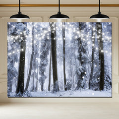 Layoris Winter Forest Wonderland Photography Backdrop