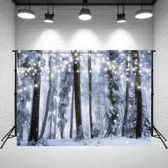Layoris Winter Forest Wonderland Photography Backdrop