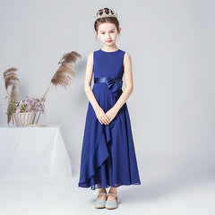 Chiffon Summer Girls Dress For Birthday And Portrait