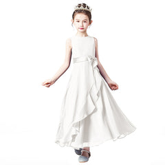 Chiffon Summer Girls Dress For Birthday And Portrait
