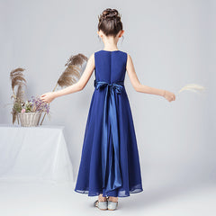 Chiffon Summer Girls Dress For Birthday And Portrait