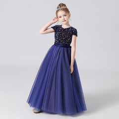 Girls Birthday Party Princess Dress For Portrait