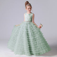 Teen Girls Princess Birthday Party Dress For Portrait