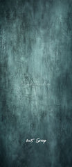 Abstract Old Master Teal Portrait Photo Backdrop - Layoris