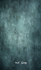 Abstract Old Master Teal Portrait Photo Backdrop - Layoris