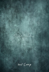 Abstract Old Master Teal Portrait Photo Backdrop - Layoris