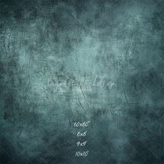 Abstract Old Master Teal Portrait Photo Backdrop - Layoris