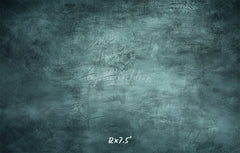 Abstract Old Master Teal Portrait Photo Backdrop - Layoris