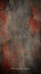 Red Black Rusty Wall Photography Backdrop - Layoris