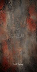 Red Black Rusty Wall Photography Backdrop - Layoris