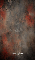 Red Black Rusty Wall Photography Backdrop - Layoris