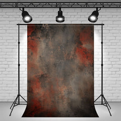 Red Black Rusty Wall Photography Backdrop - Layoris