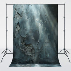 Light Shining On Black Wall Portrait Backdrop - Layoris
