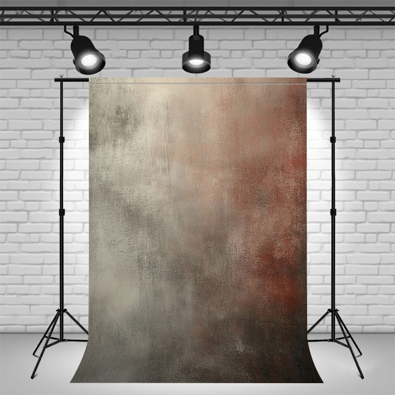 Gray And Red Intertwined Cement Wall Backdrop - Layoris