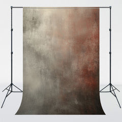 Gray And Red Intertwined Cement Wall Backdrop - Layoris