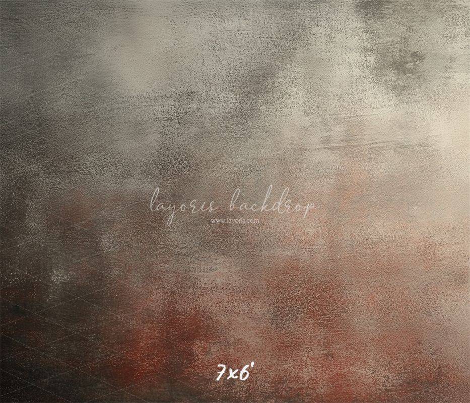 Gray And Red Intertwined Cement Wall Backdrop - Layoris
