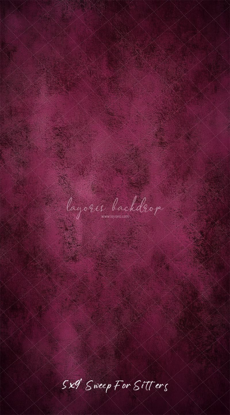 Plum Red Abstract Texture Photo Backdrop - Layoris