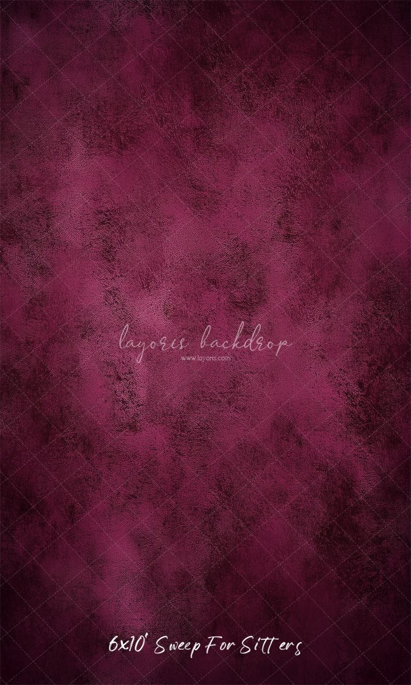 Plum Red Abstract Texture Photo Backdrop - Layoris