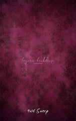 Plum Red Abstract Texture Photo Backdrop - Layoris