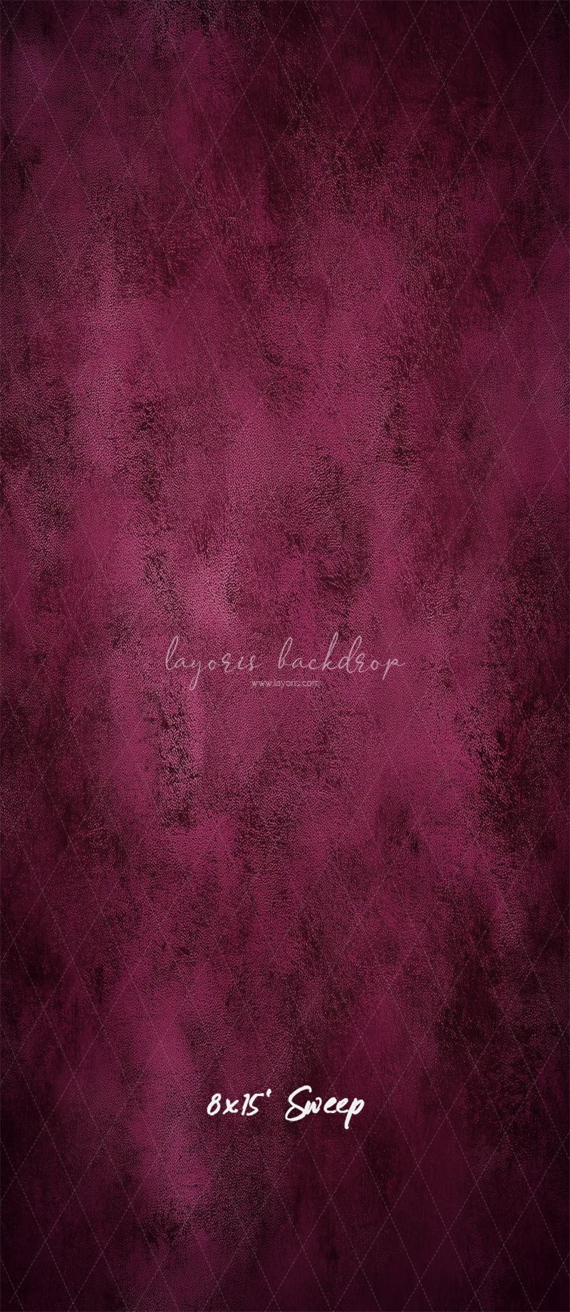 Plum Red Abstract Texture Photo Backdrop - Layoris