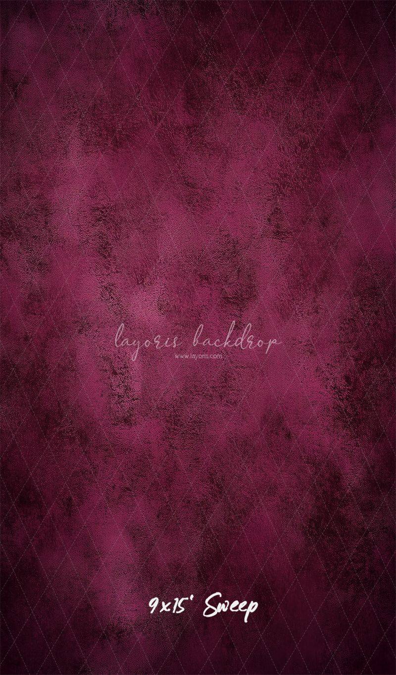 Plum Red Abstract Texture Photo Backdrop - Layoris