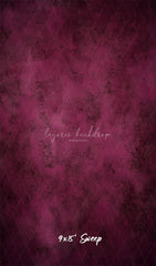 Plum Red Abstract Texture Photo Backdrop - Layoris
