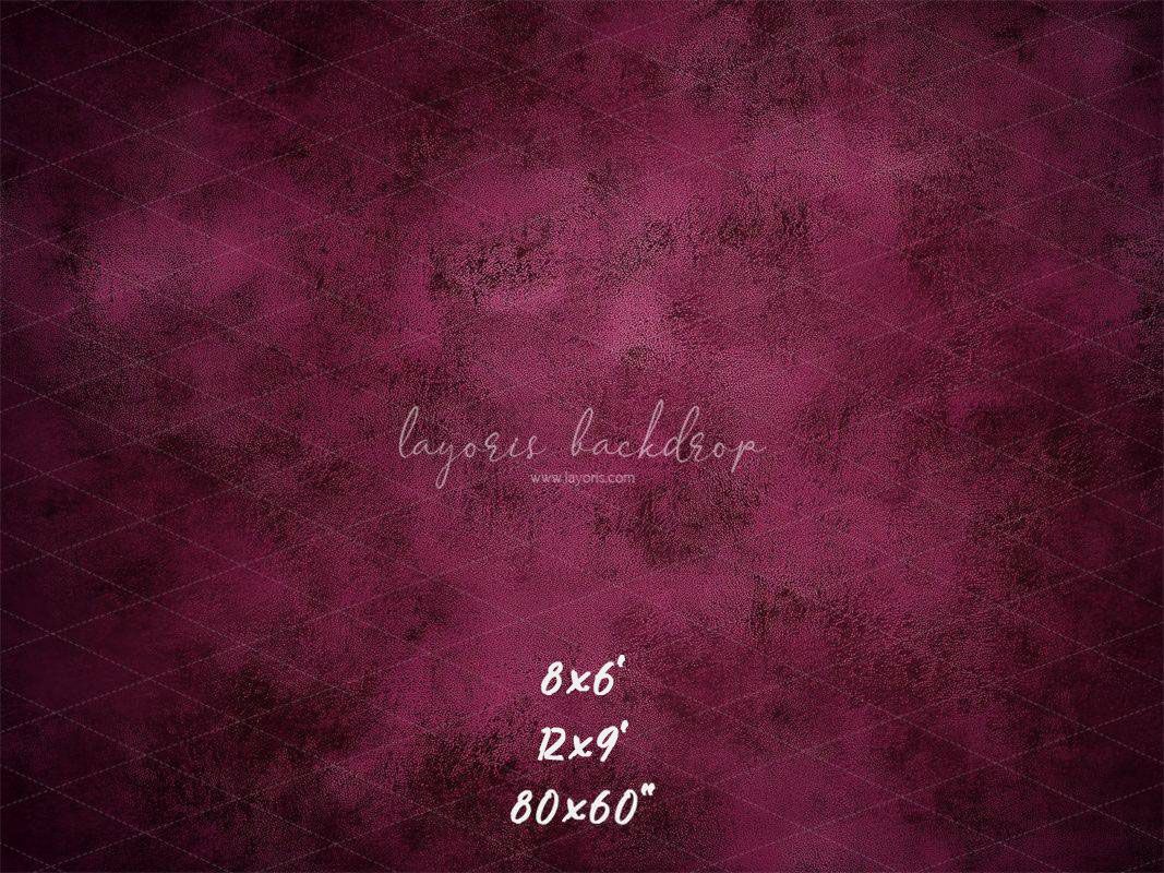 Plum Red Abstract Texture Photo Backdrop - Layoris