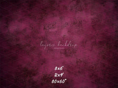 Plum Red Abstract Texture Photo Backdrop - Layoris