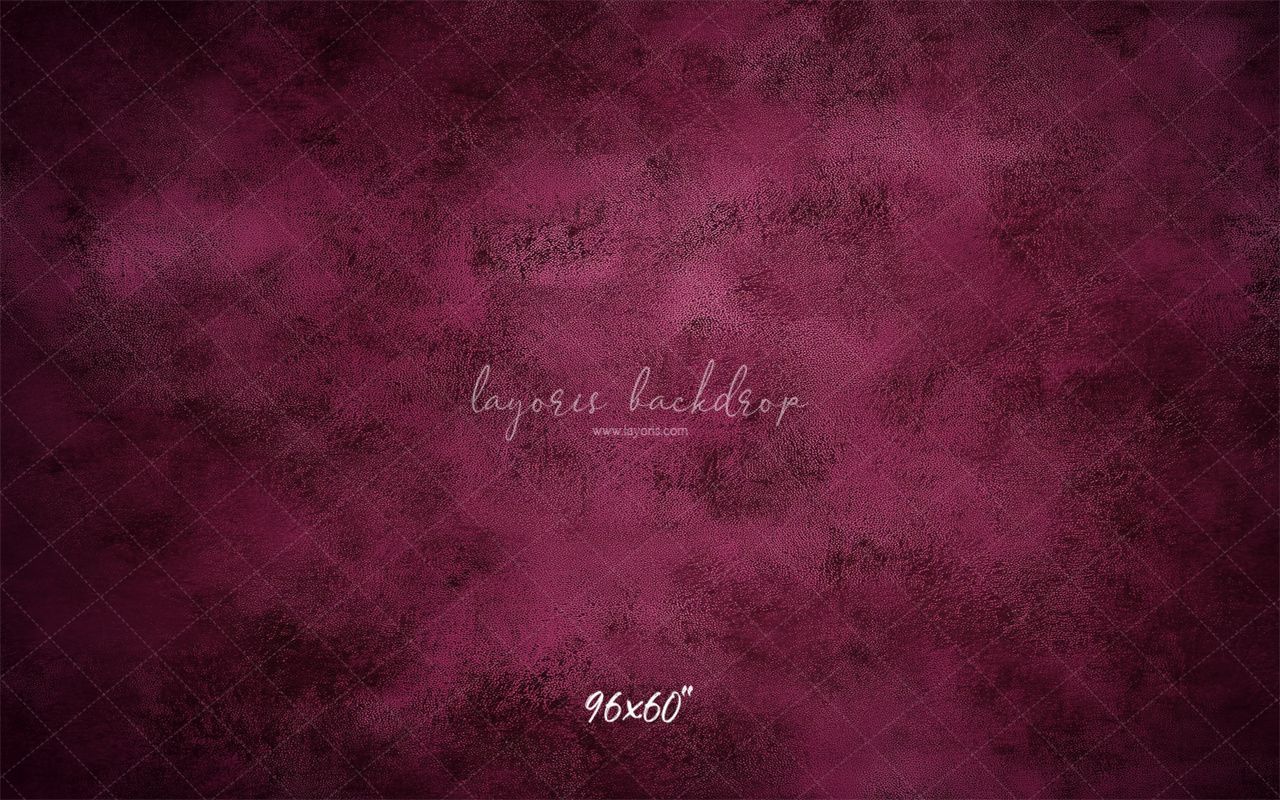 Plum Red Abstract Texture Photo Backdrop - Layoris