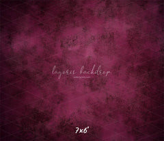 Plum Red Abstract Texture Photo Backdrop - Layoris