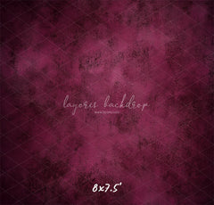 Plum Red Abstract Texture Photo Backdrop - Layoris