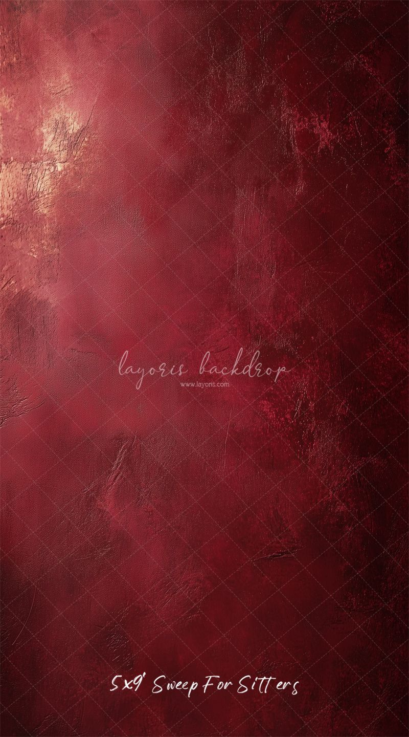 Abstract Texture Red Portrait Photo Backdrop - Layoris