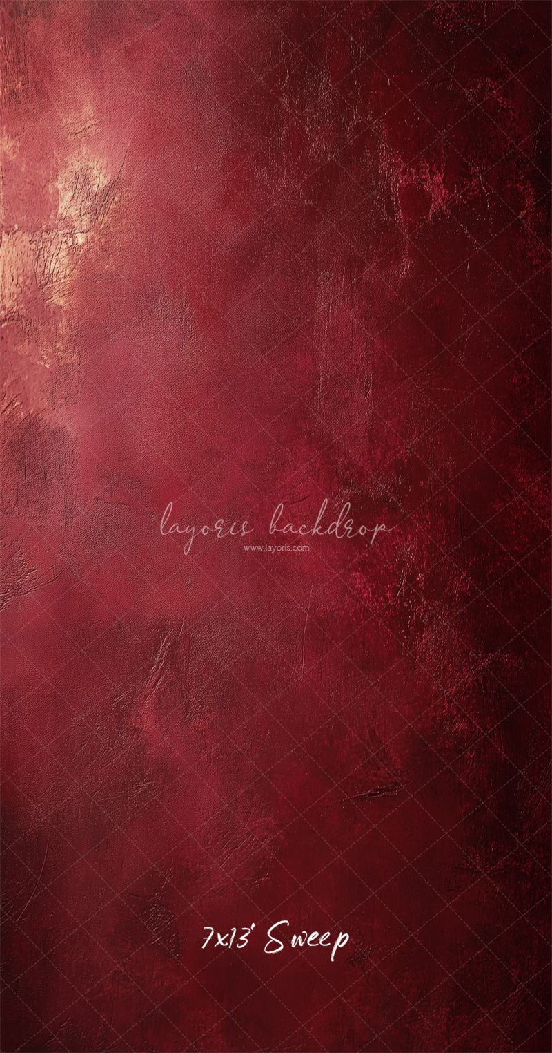 Abstract Texture Red Portrait Photo Backdrop - Layoris