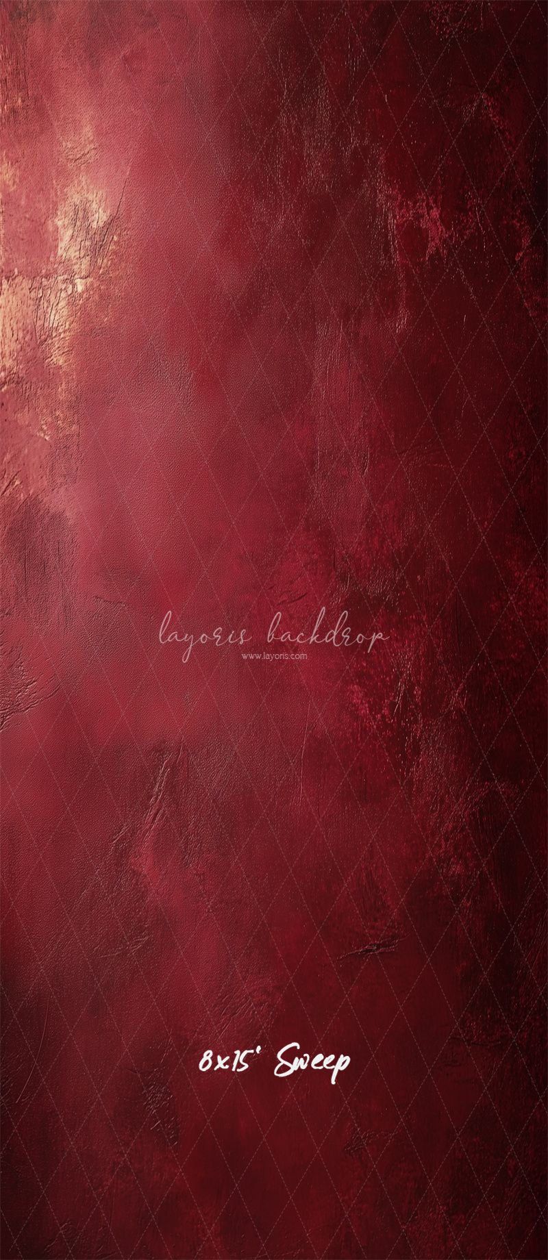 Abstract Texture Red Portrait Photo Backdrop - Layoris
