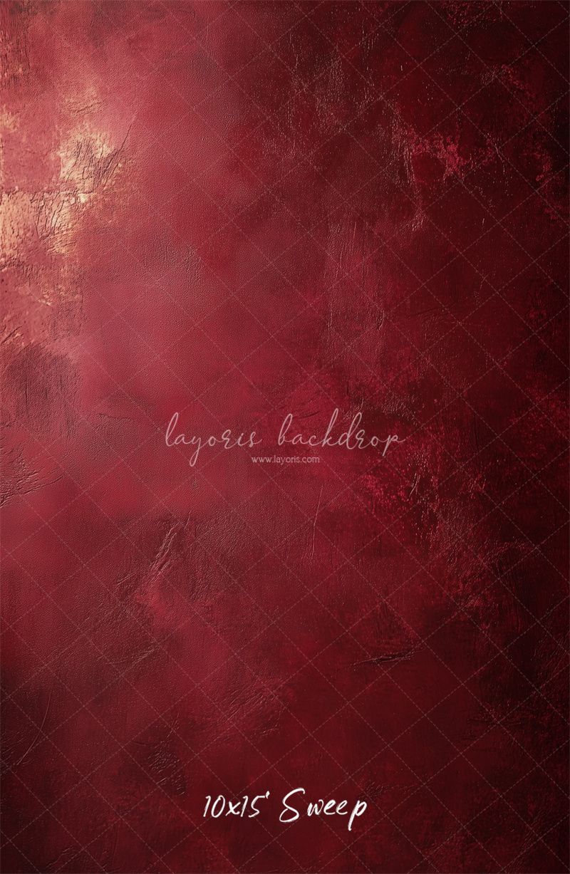 Abstract Texture Red Portrait Photo Backdrop - Layoris