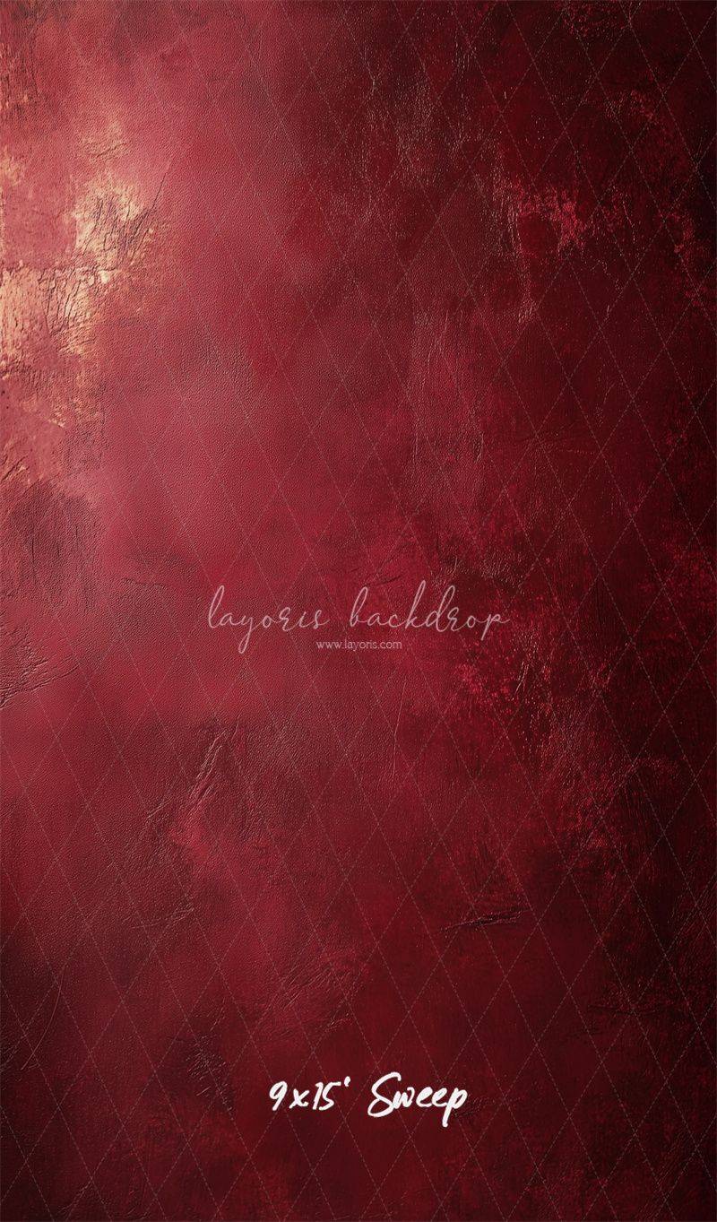 Abstract Texture Red Portrait Photo Backdrop - Layoris