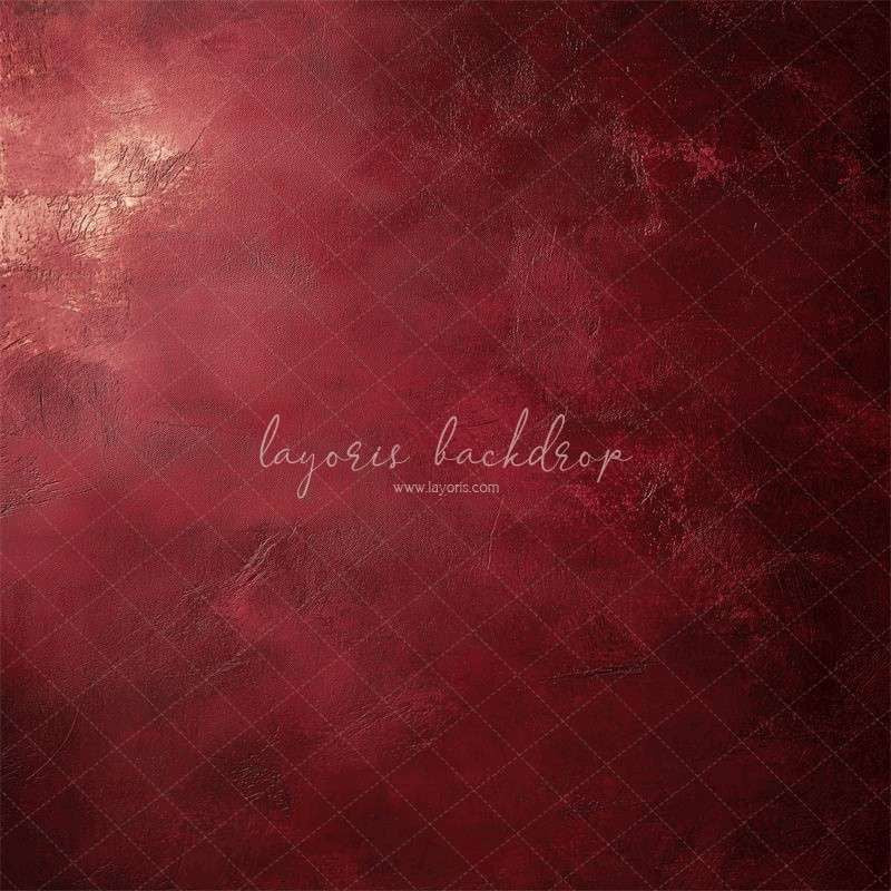 Abstract Texture Red Portrait Photo Backdrop - Layoris
