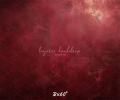 Abstract Texture Red Portrait Photo Backdrop - Layoris