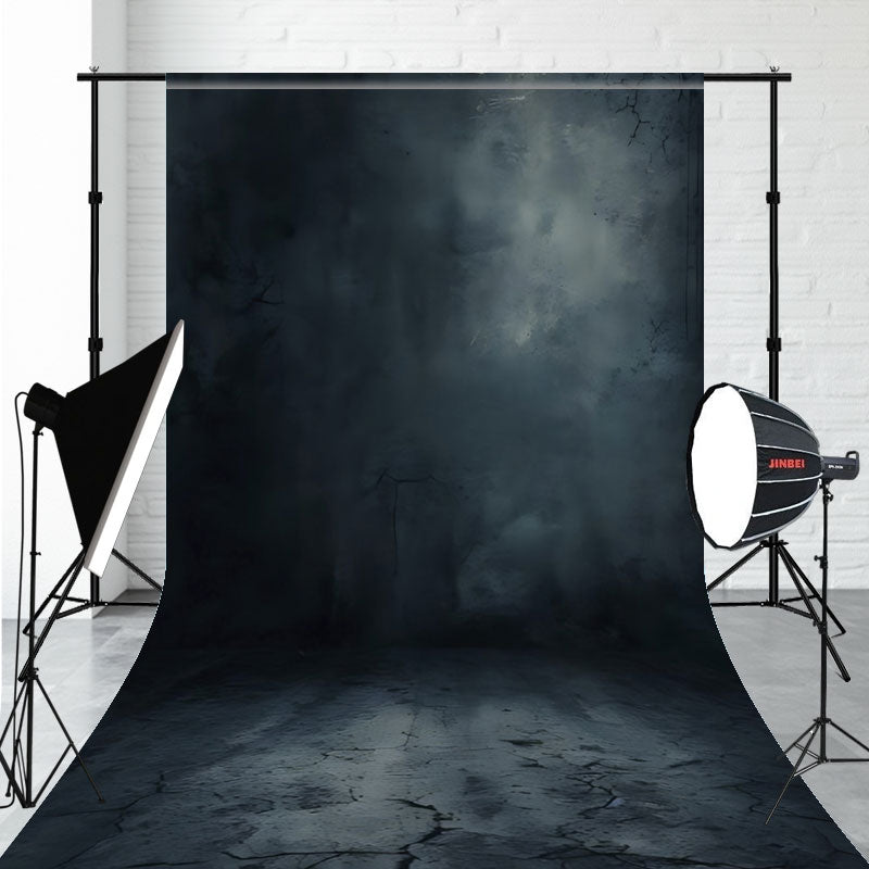 Abstract Navy Blue Portrait Sweep Backdrop - Layoris