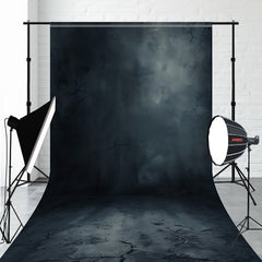 Abstract Navy Blue Portrait Sweep Backdrop - Layoris