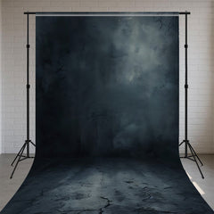 Abstract Navy Blue Portrait Sweep Backdrop - Layoris