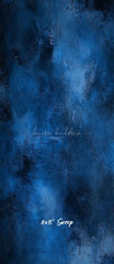 Blue Abstract Texture Old Master Portrait Backdrop - Layoris