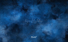 Blue Abstract Texture Old Master Portrait Backdrop - Layoris