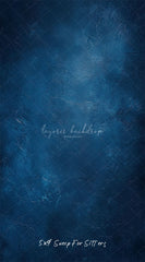 Classic Blue Abstract Portrait Photo Backdrop - Layoris