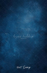 Classic Blue Abstract Portrait Photo Backdrop - Layoris