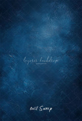 Classic Blue Abstract Portrait Photo Backdrop - Layoris