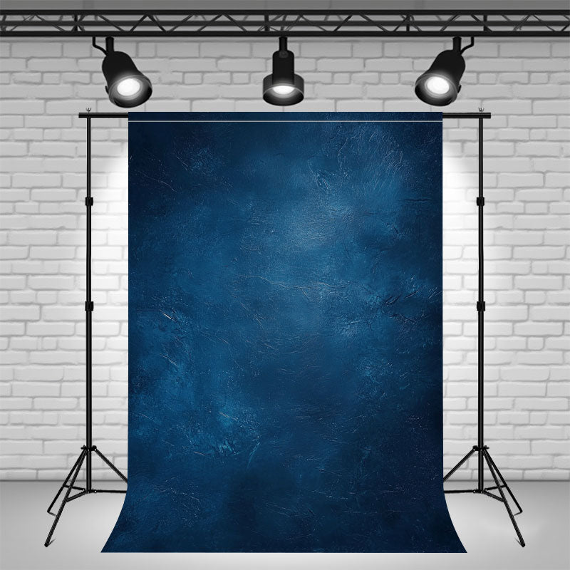 Classic Blue Abstract Portrait Photo Backdrop - Layoris